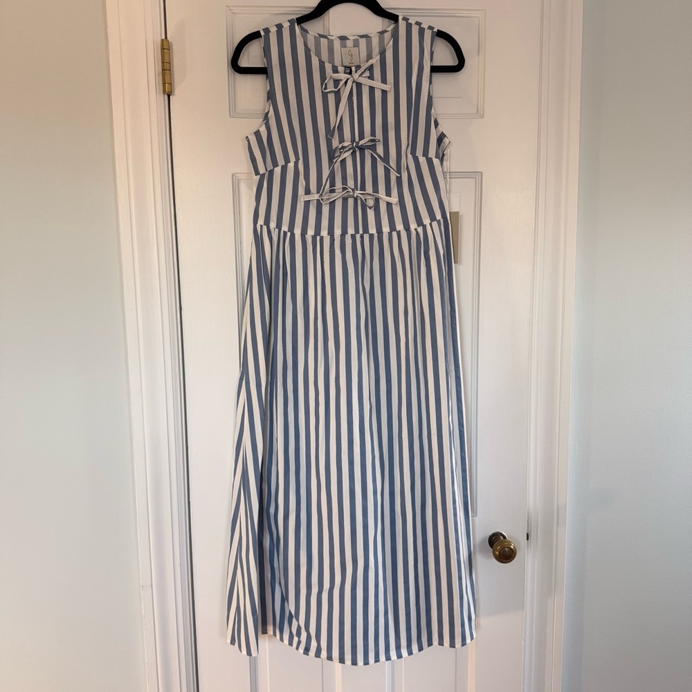 NWT Joie Blue and White Striped Dress